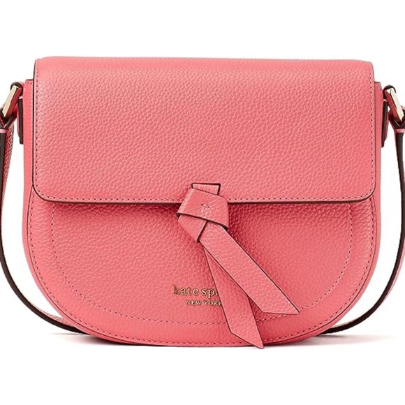 kate spade Handbags - Kate Spade New York Knott Medium Saddle Bag Orchid